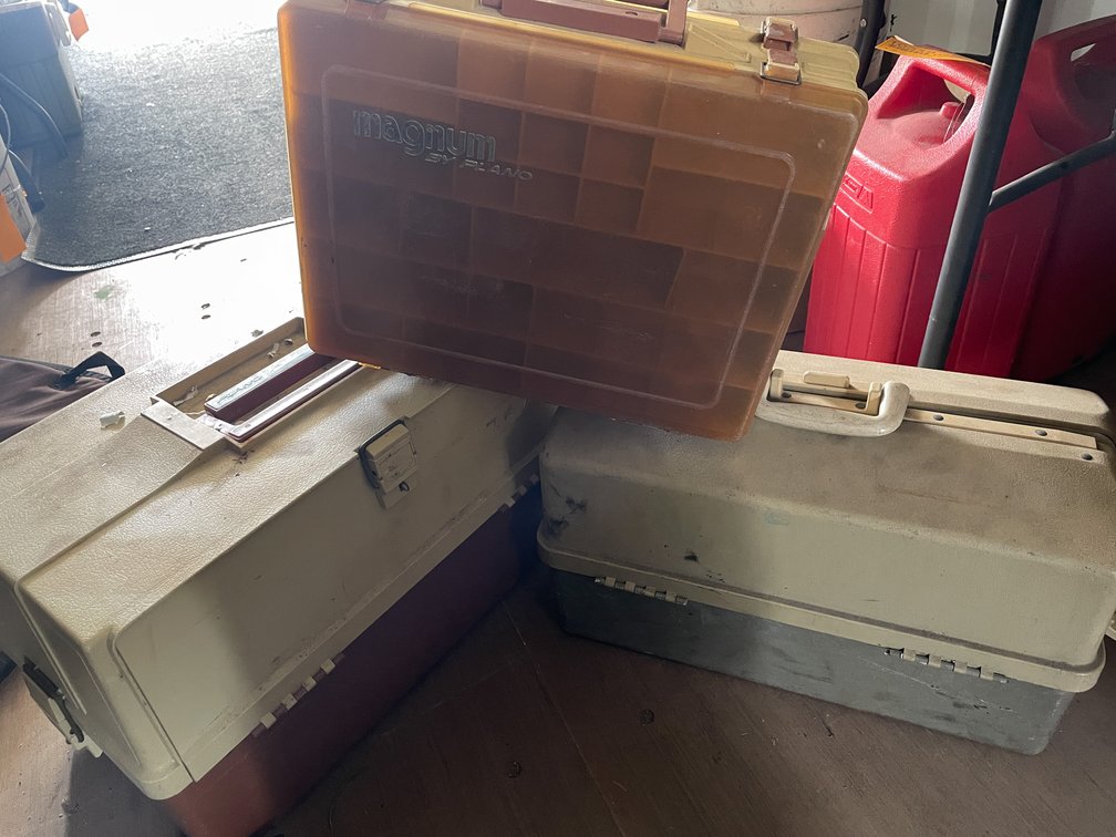 (3) Tackle Boxes (Neenah, WI)