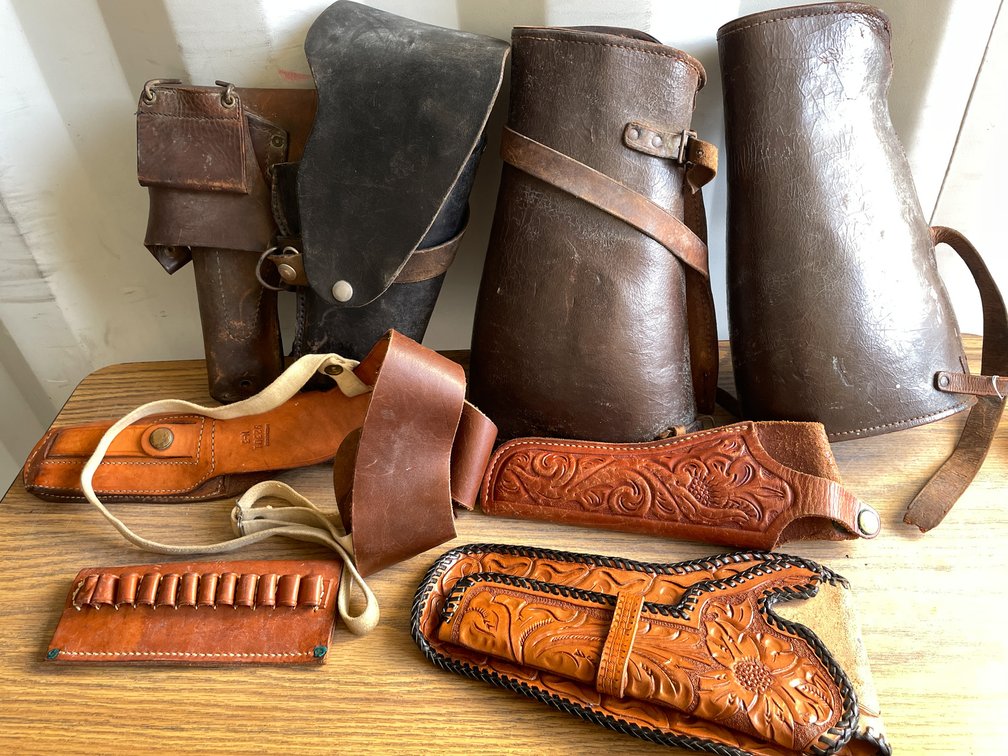 Box of Piston and Knife Holsters (Neenah, WI)