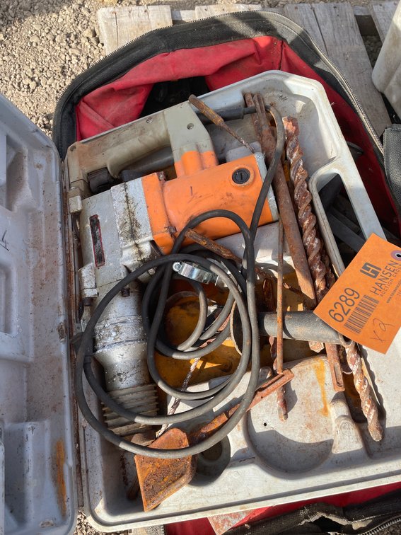 Bag of Tools and Nail Gun