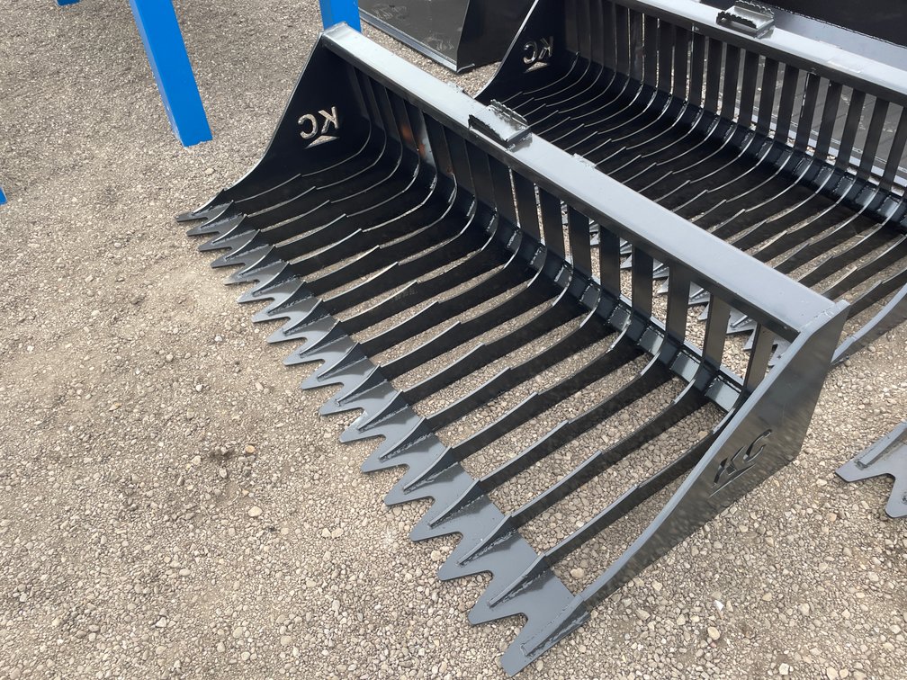 76" Skid Steer Skeleton Bucket High Side