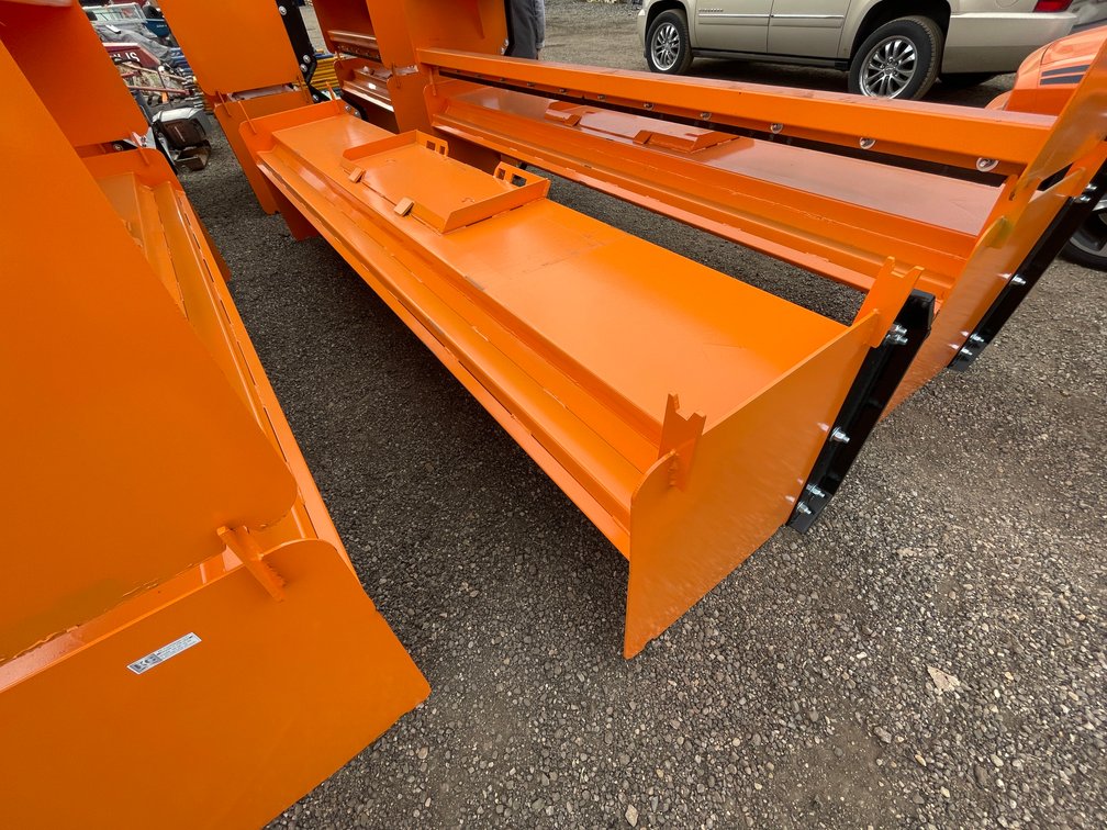 12' Skid Steer Snow Pusher with Steel Blade