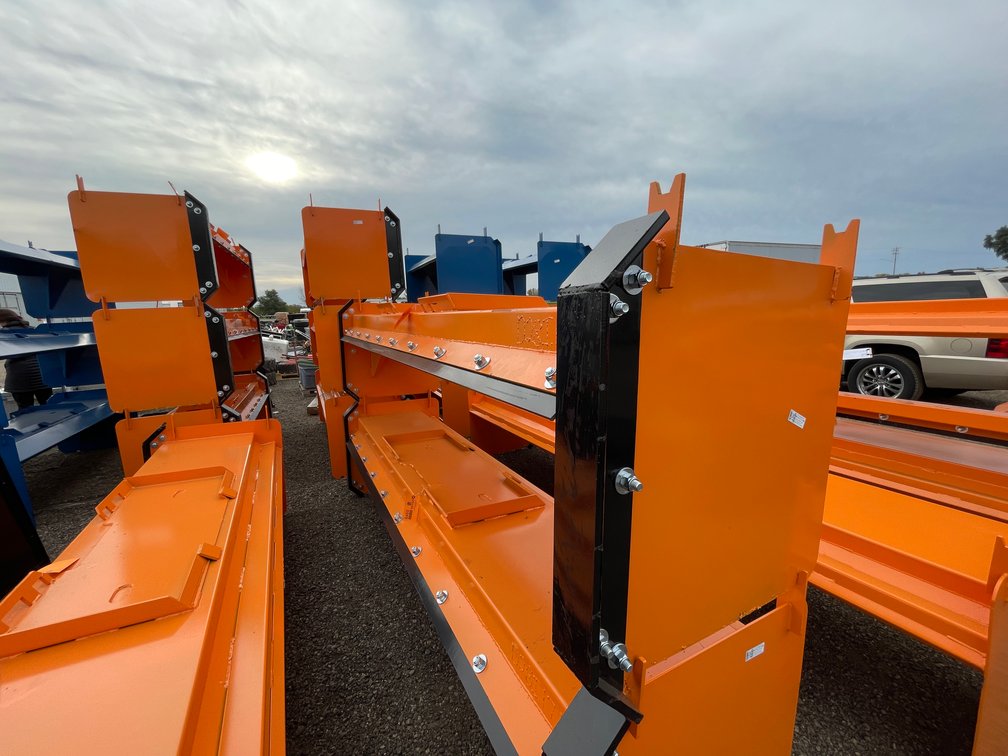 10' Skid Steer Snow Pusher with Steel Blade