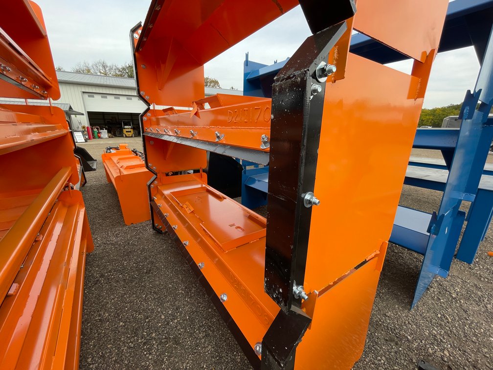 8' Skid Steer Snow Pusher with Steel Blade