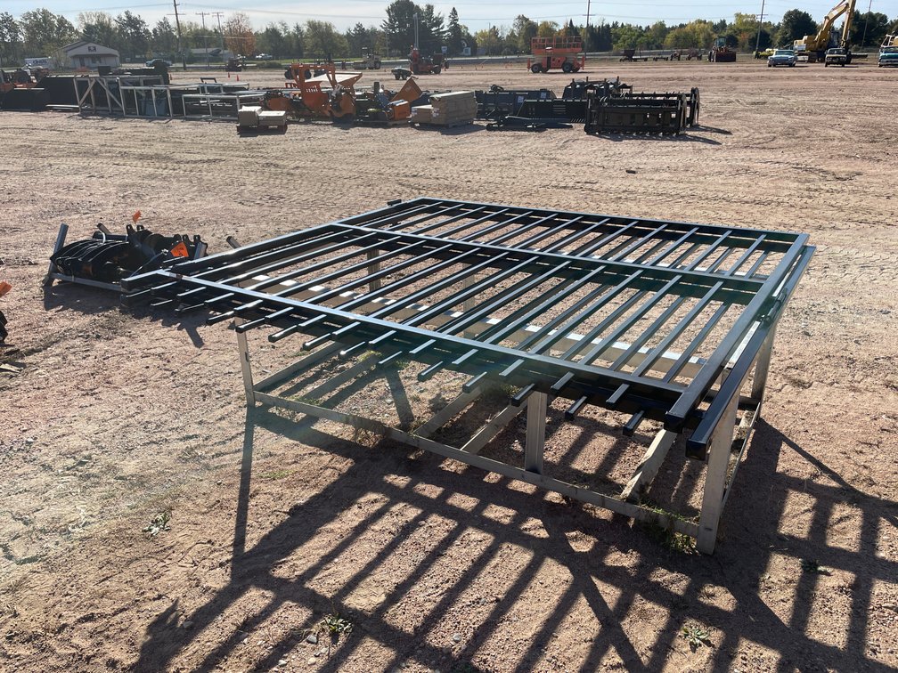 (2) Metal Hinged Entry Gates
