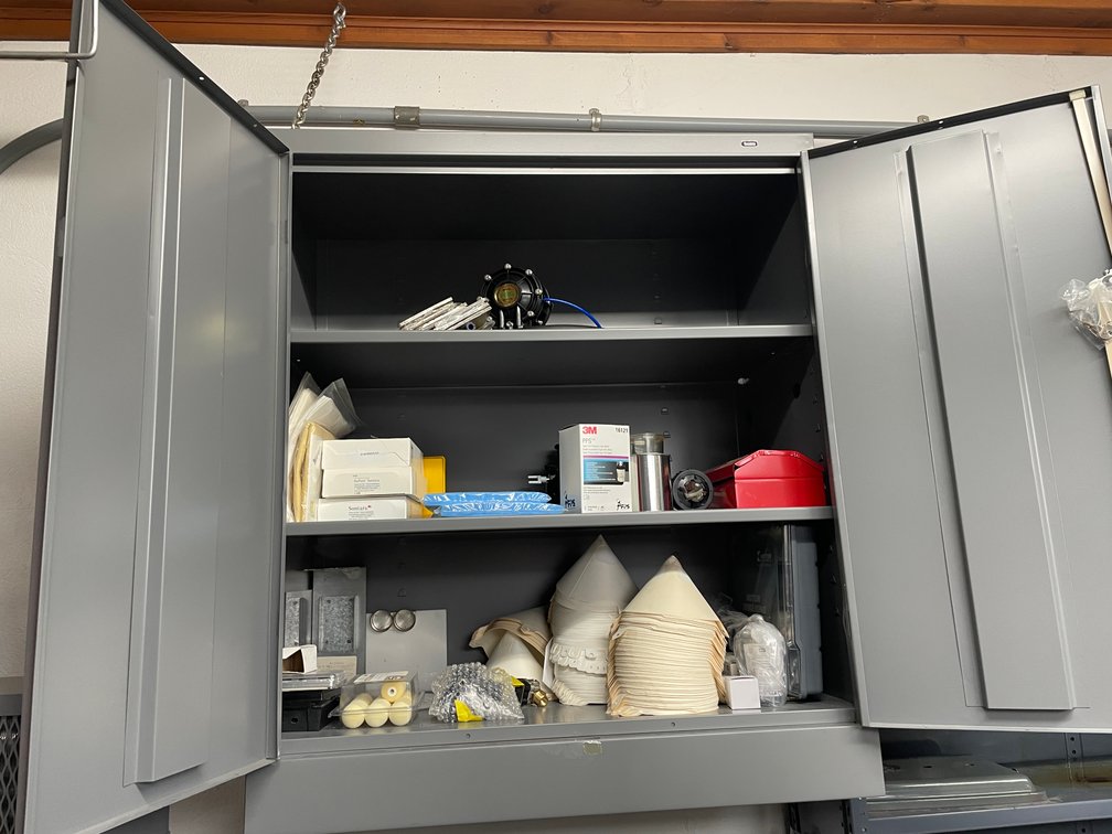 Contents of Metal Cabinet