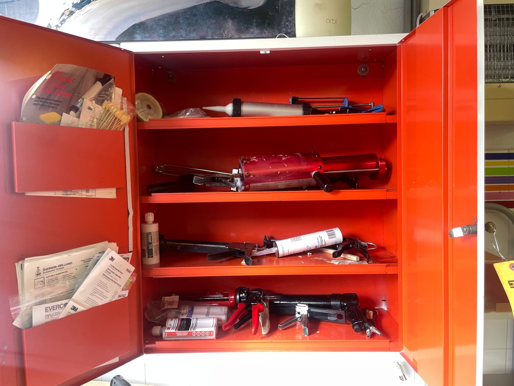 Contents of Metal Cabinet