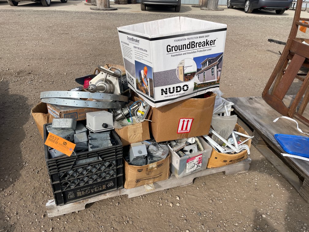 Pallet of Shop and Electrical Supplies