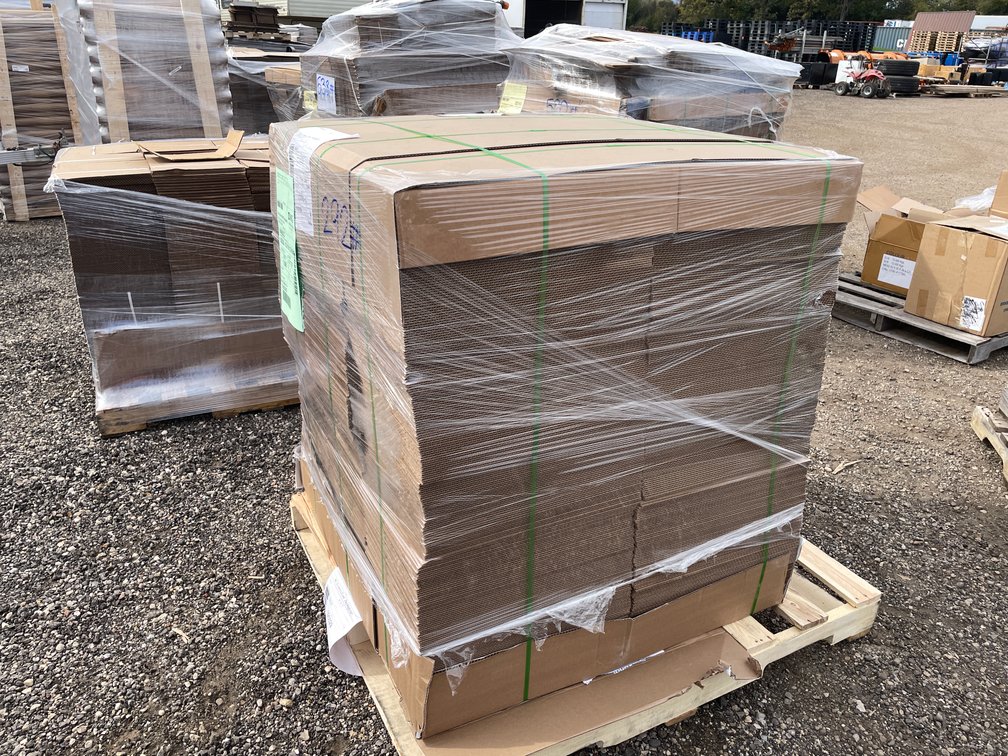 Pallet of New Cardboard Inserts