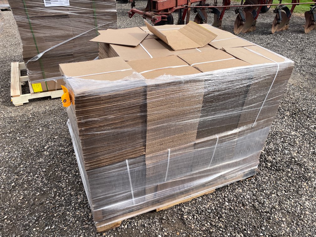 Pallet of New Cardboard Inserts