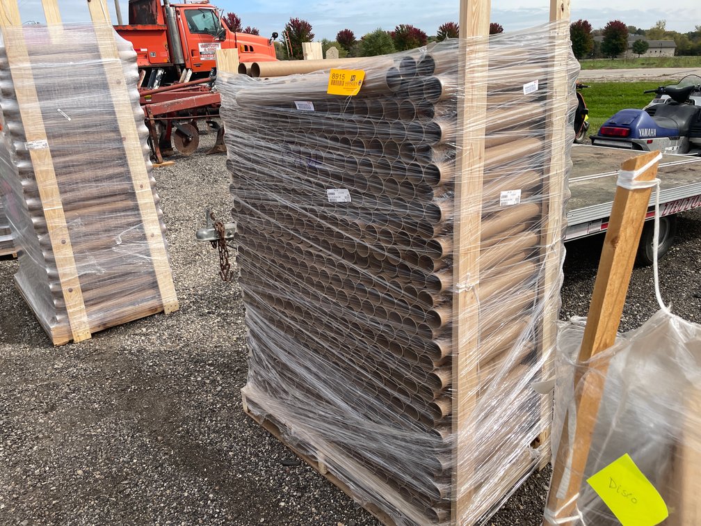 Pallet of Cardboard Tubes