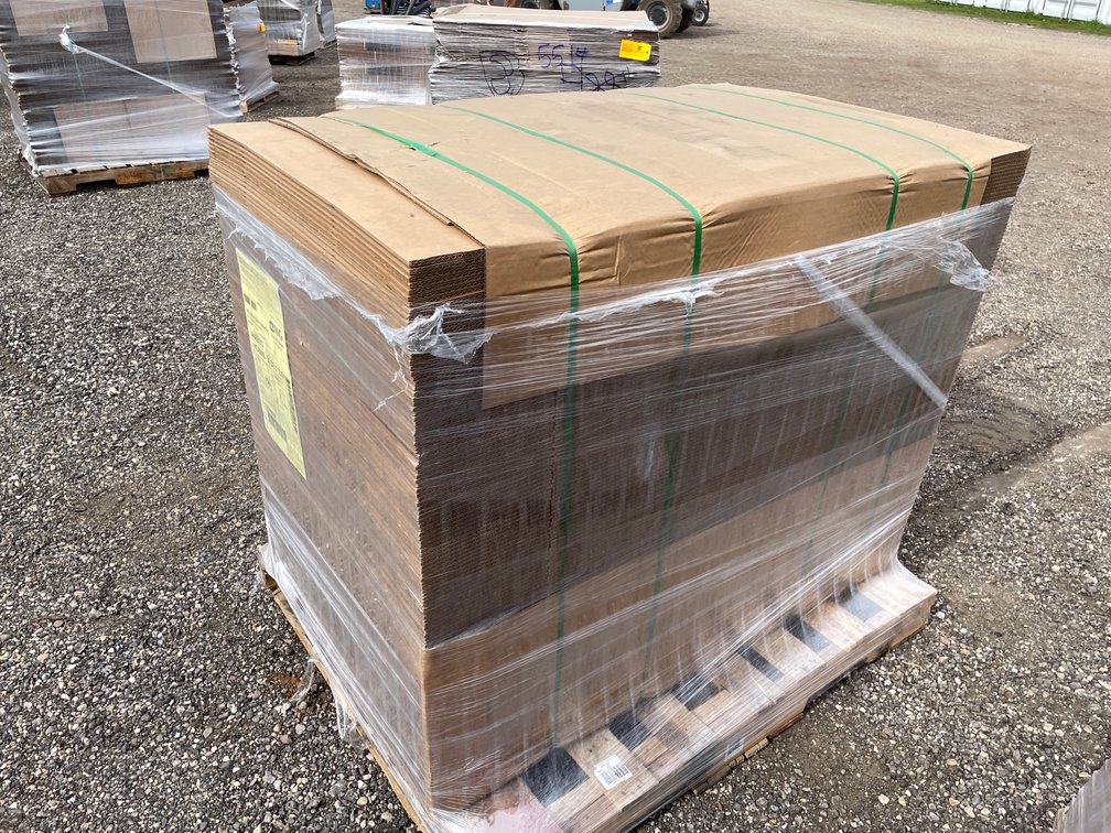 Pallet of New Cardboard Boxes