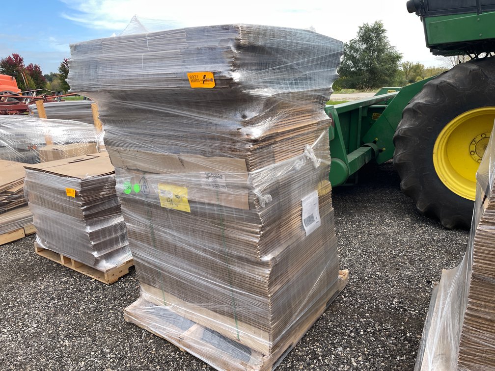 Pallet of New Cardboard Boxes