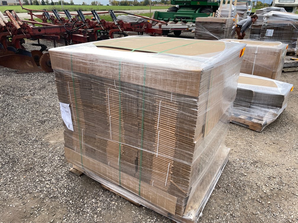 Pallet of New Cardboard Boxes