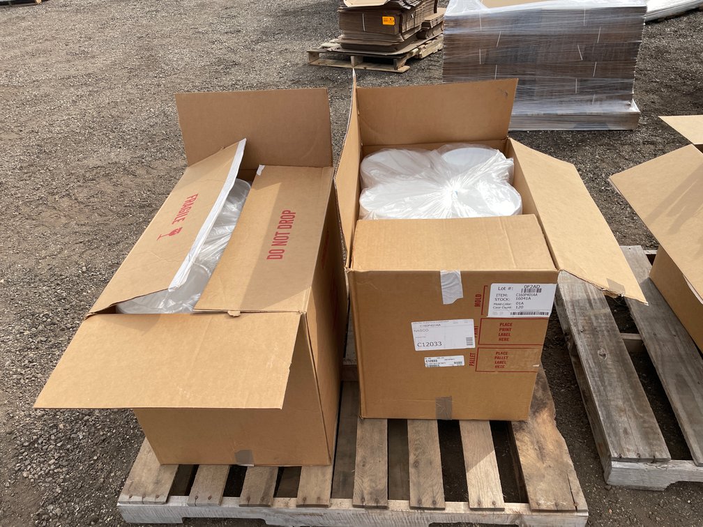(2) Boxes of Pales with No Lids