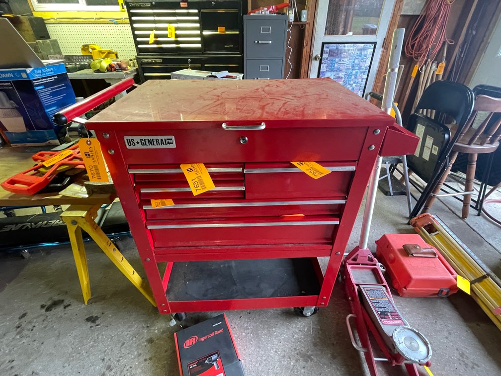 US General Pro 5-Drawer Roller Cart