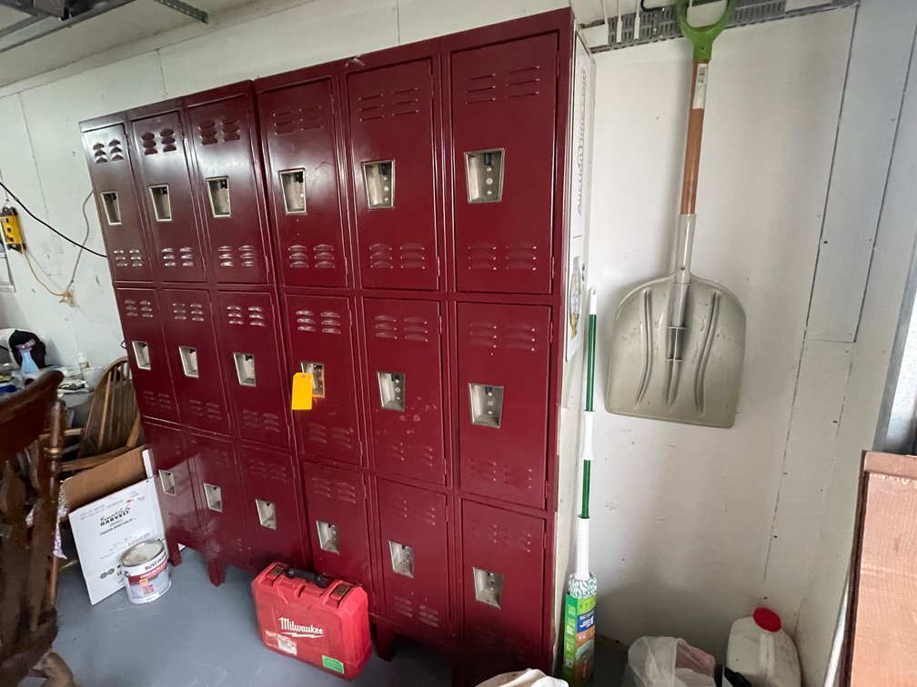 (2) Sections of Metal Lockers