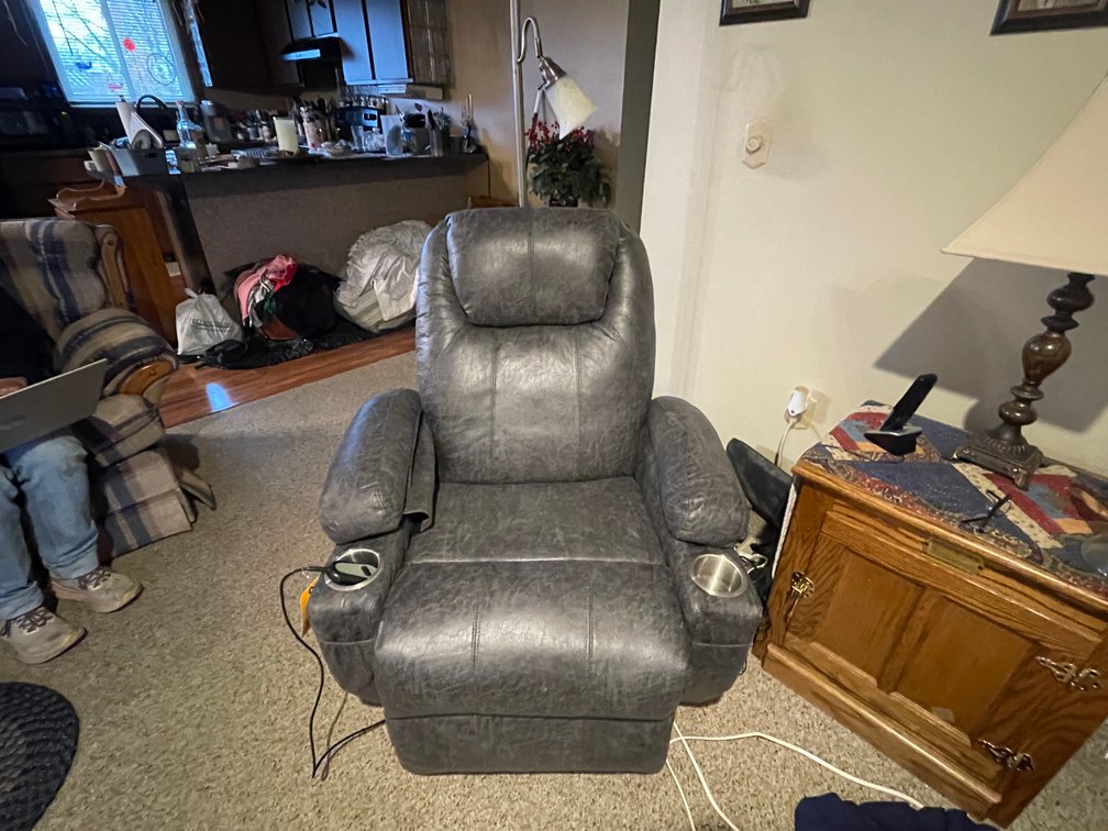 Leather Power Recliner