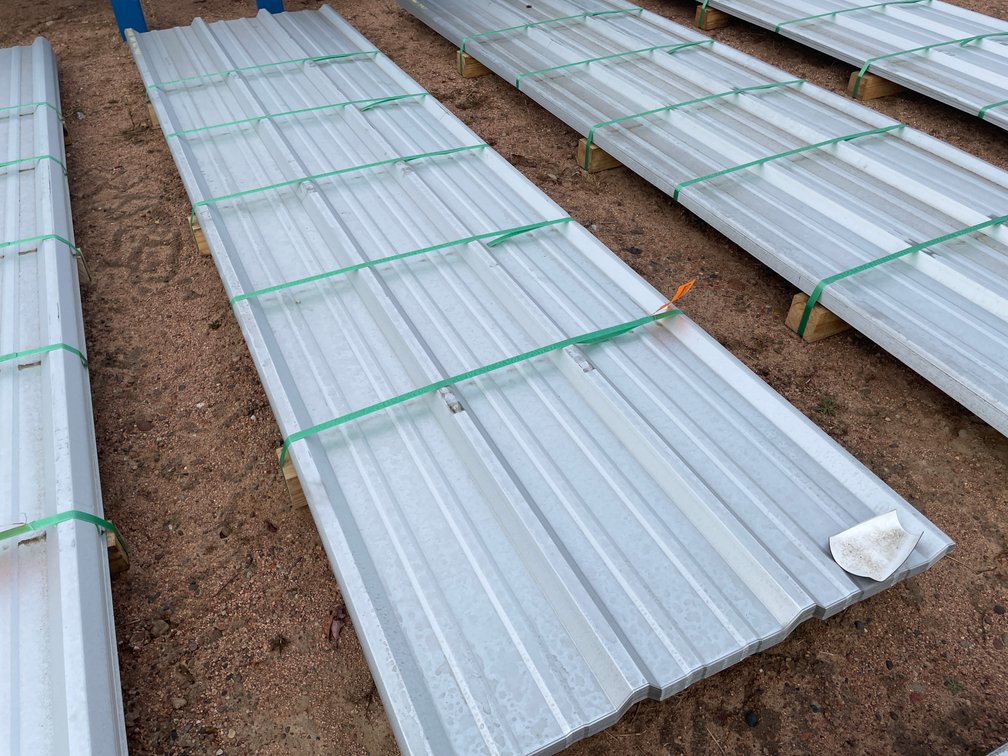 New KC 12' Galvalume R Panels