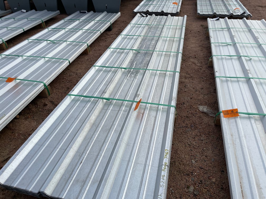 New KC 12' Galvalume R Panels