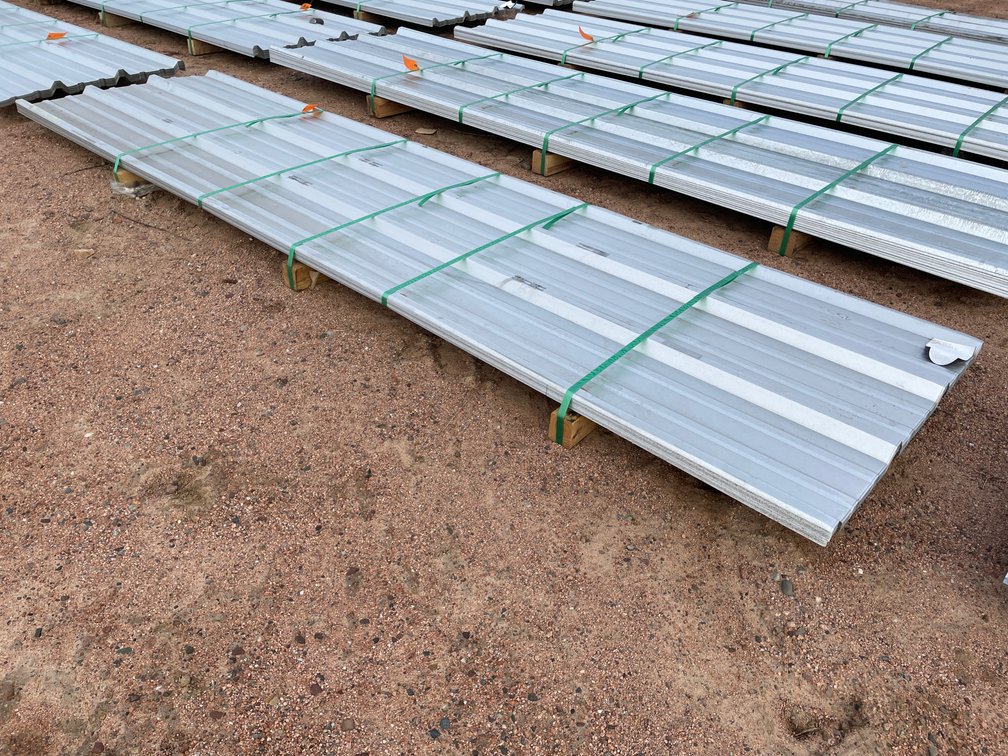 New KC 12' Galvalume R Panels