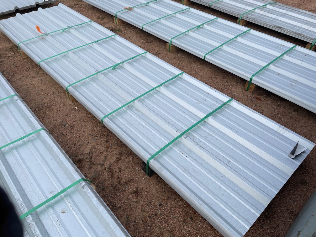 New KC 12' Galvalume R Panels