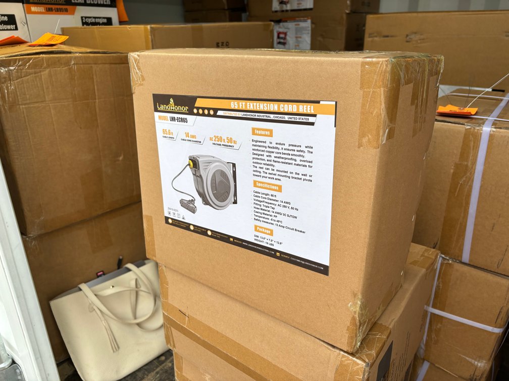 LandHonor 65' Extension Cord Reel