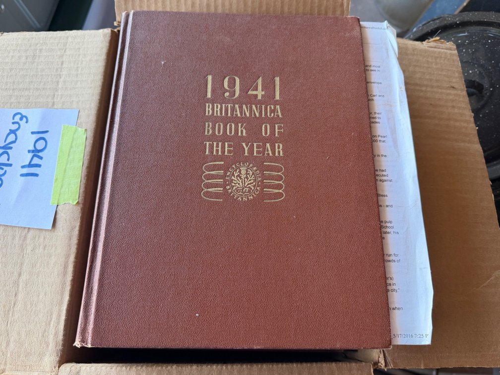 1941 Encyclopedia Set