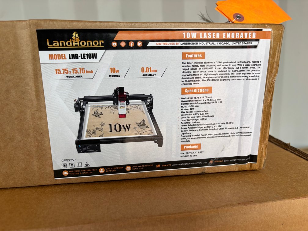 LandHonor 10W Laser Engraver