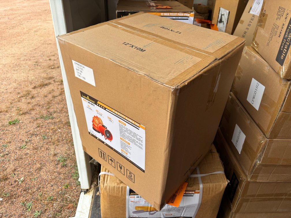 LandHonor 12" Utility Blower Fan with Ductwork