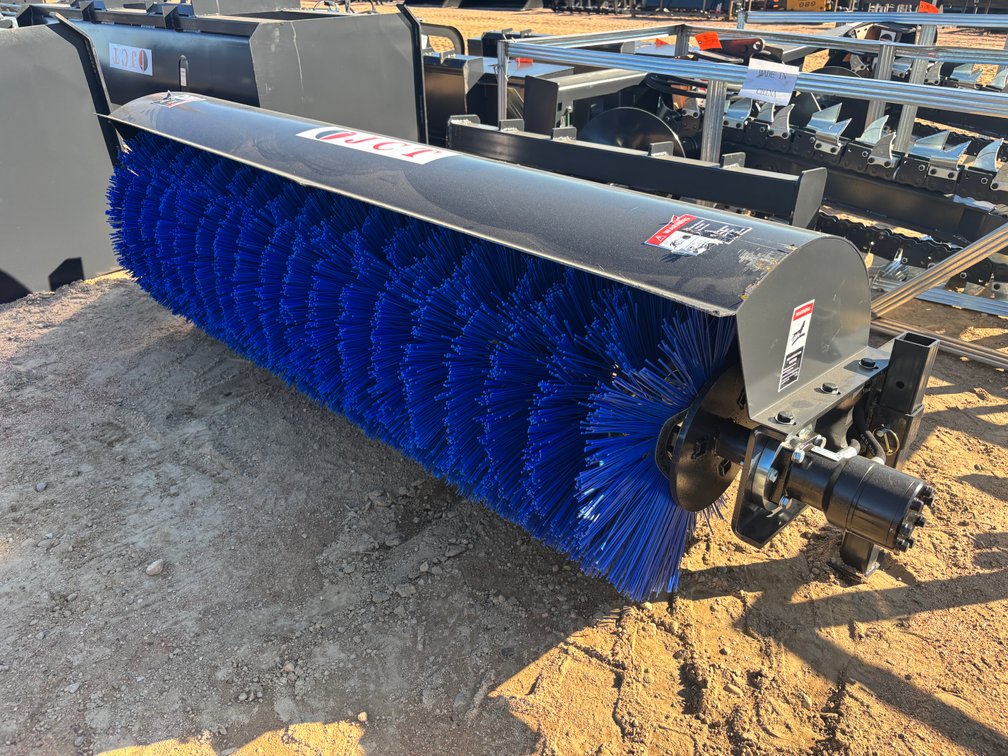 2026 JCT 84" Skid Steer Angle Broom Attachment