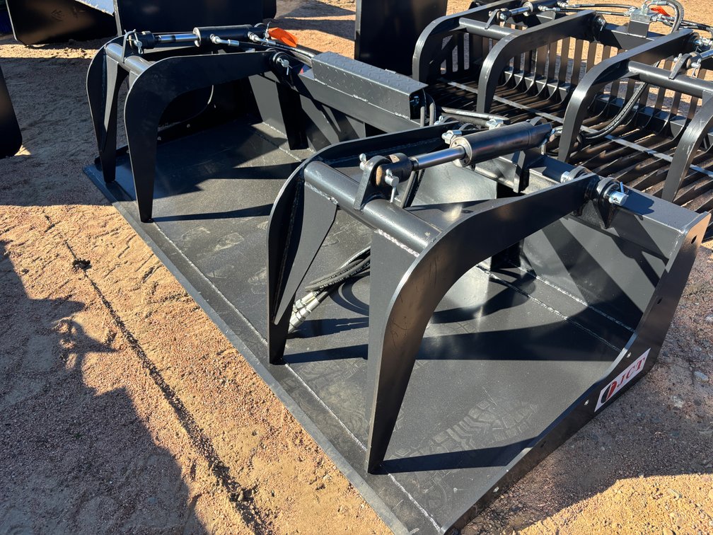 2026 JCT 84" Skid Steer Grapple Bucket Attachment