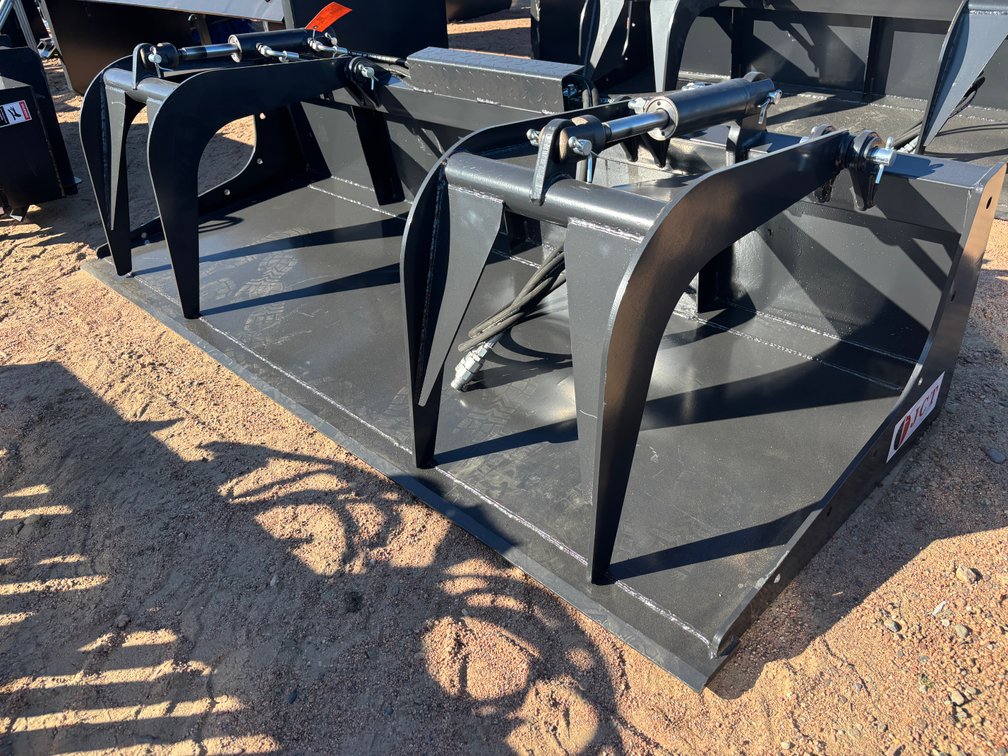 2026 JCT 84" Skid Steer Grapple Bucket Attachment