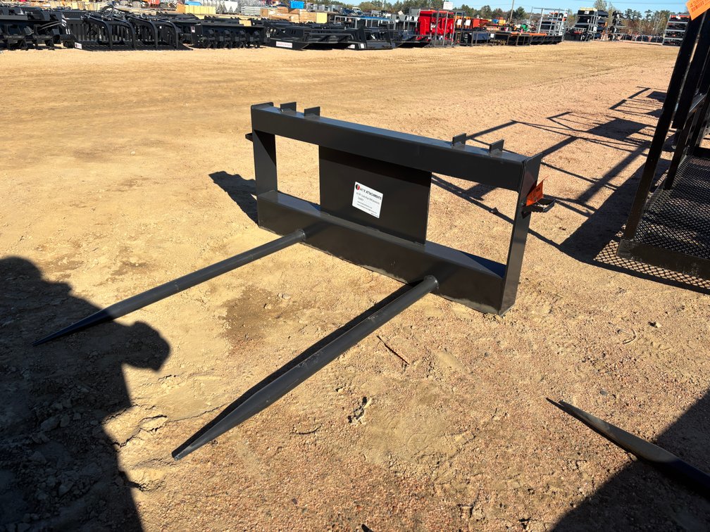 2026 JCT Skid Steer Bale Spear Attachment