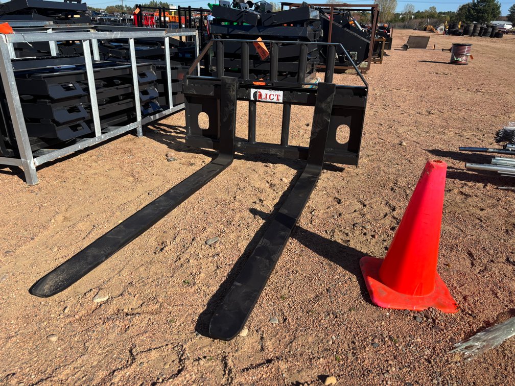 2026 JCT Skid Steer Pallet Fork Frame with 60" Tines