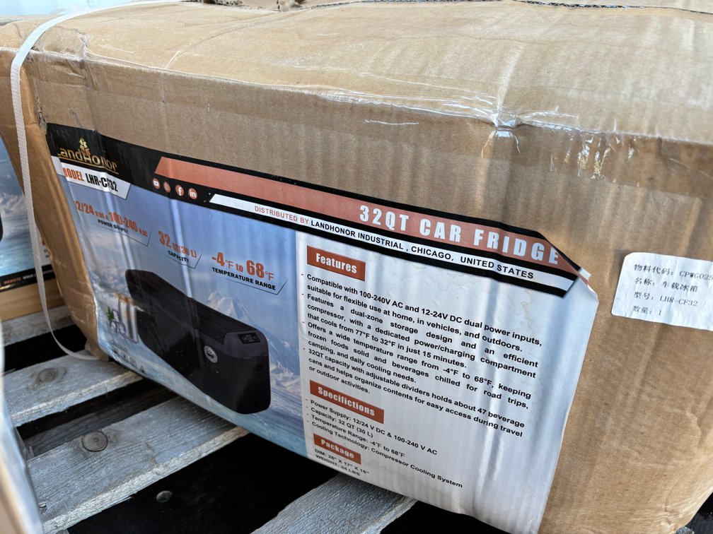 LandHonor 32 Quart Car Fridge