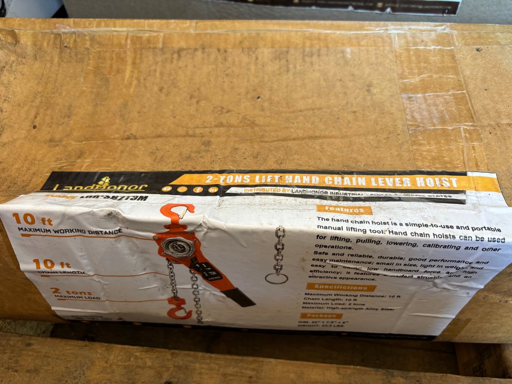 LandHonor 2 Ton Hand Chain Lever Hoist