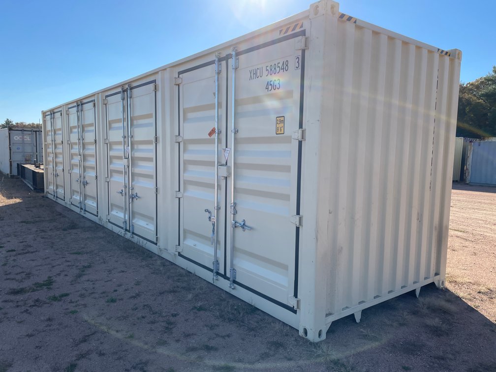 40' High Cube Multi Door Shipping Container