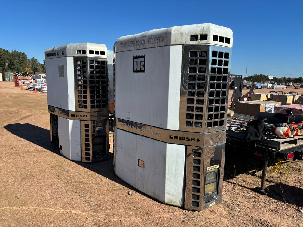 (2) Thermo King SBIIISRT Whisper Edition Reefer Units