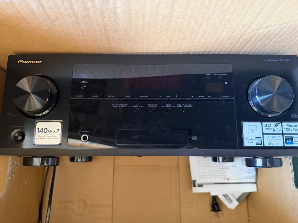 Pioneer 140 W x 7 Power Output