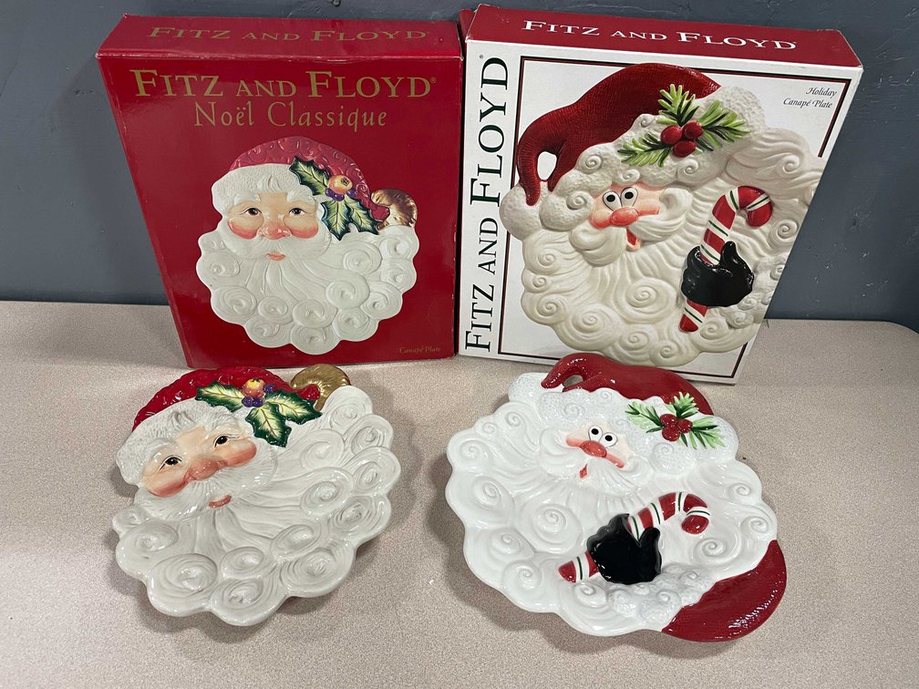Santa Canapé Plates (T3)