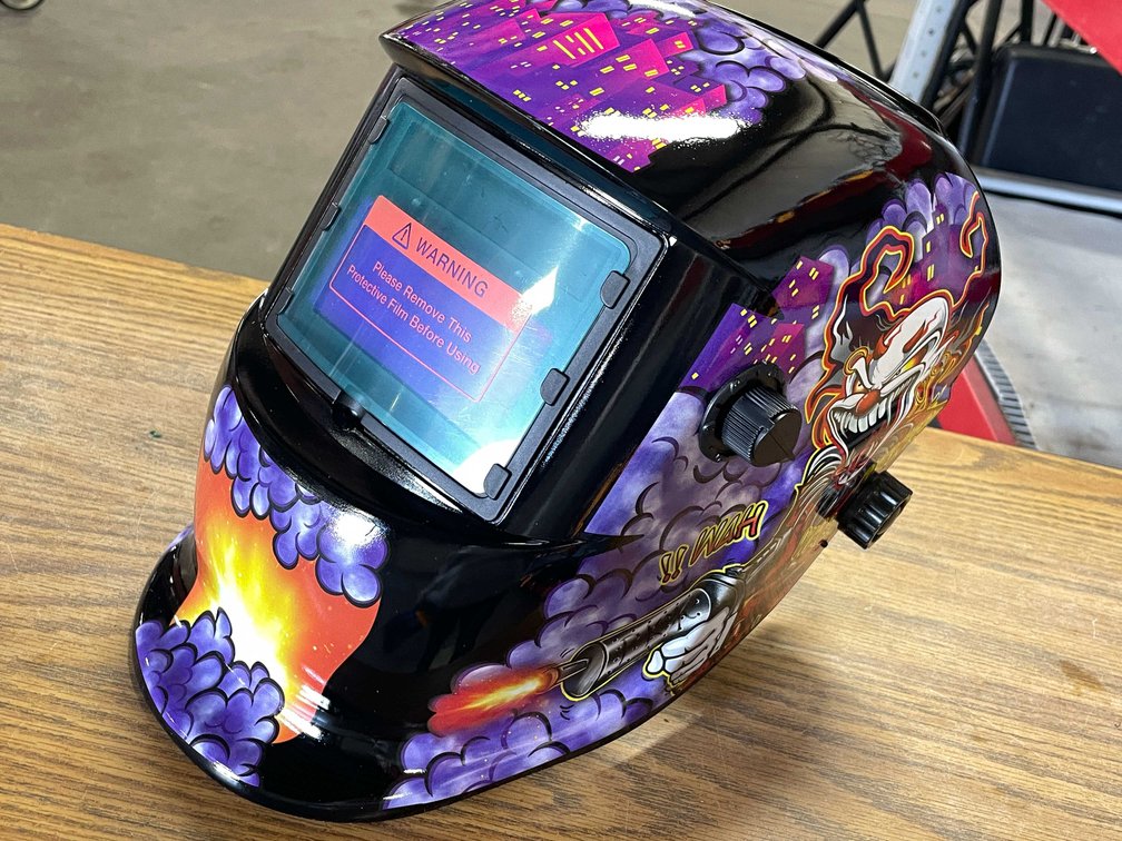 Solar Powered Auto Darkening Welding Helmet (CW)