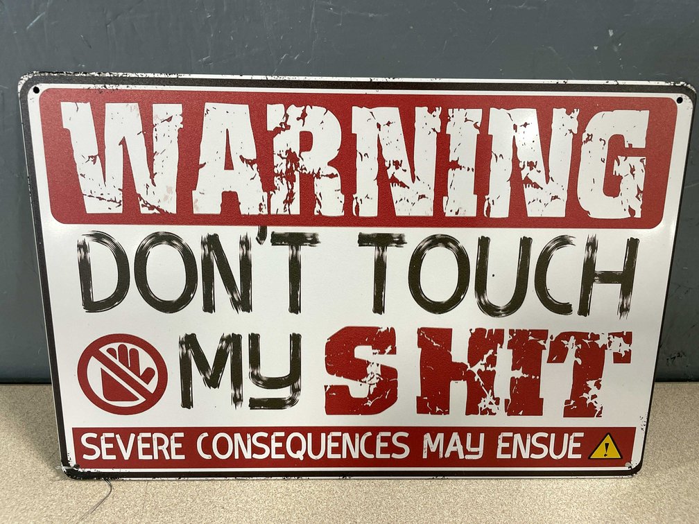 Collectible Metal Novelty Sign (T2)