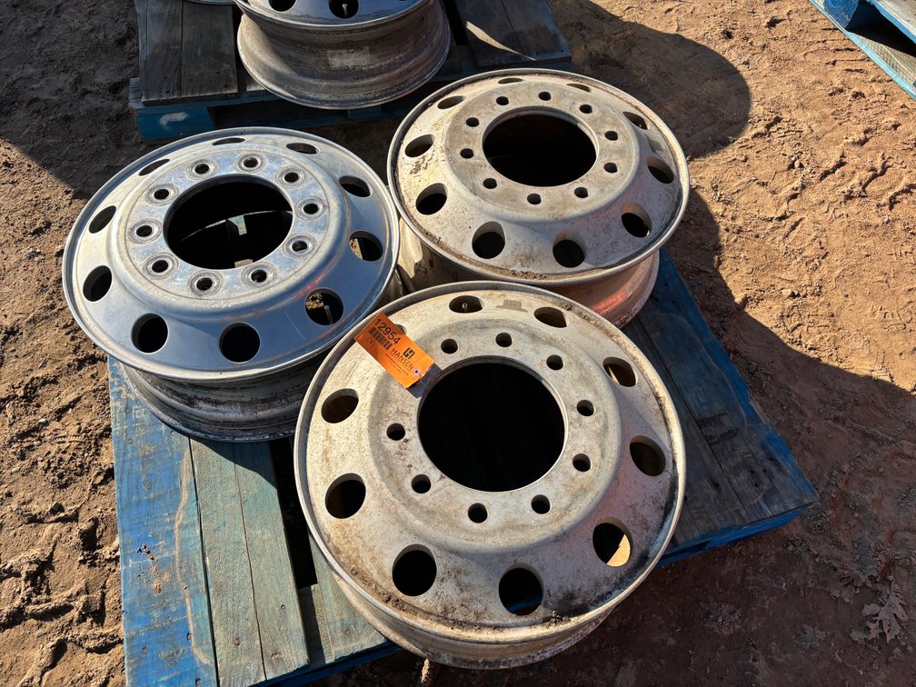 (3) Aluminum 10-Bolt Rims