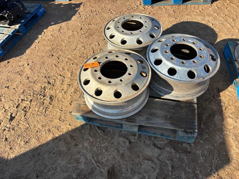 (3) Aluminum 10-Bolt Rims
