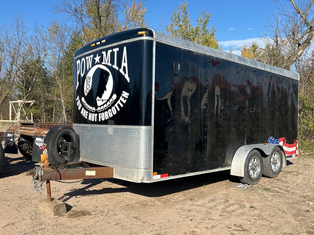 2008 Homesteader Enclosed Tandem Axle Cargo Trailer (WI Title In Delay)