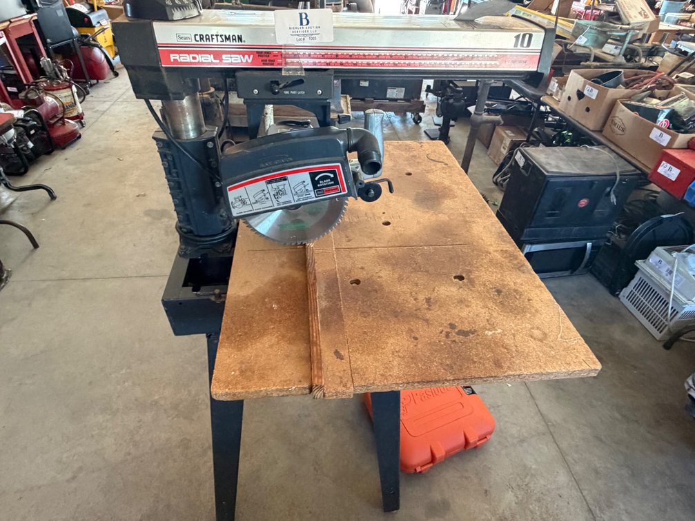 Sears Craftsman Radial Saw/ 10" Craftsman Band Saw