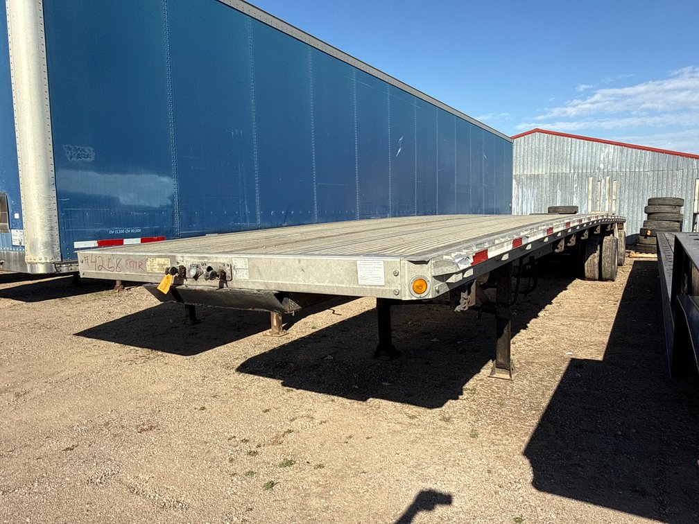 2010 Reitnouer Big Bubba Aluminum Flatbed Semi Trailer (Has WI Title)