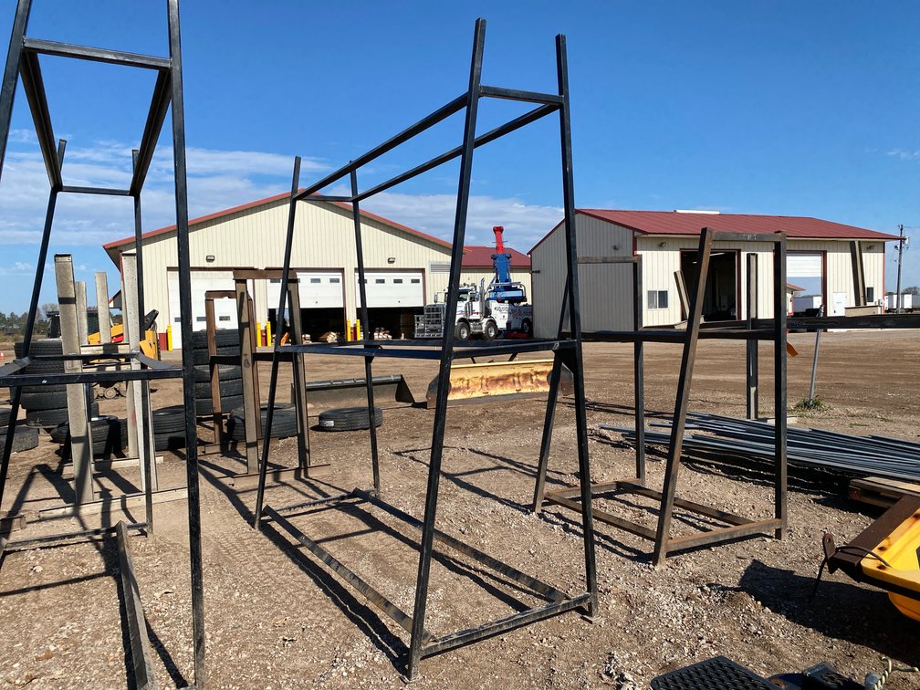 Welded Steel Tire Rack Frame