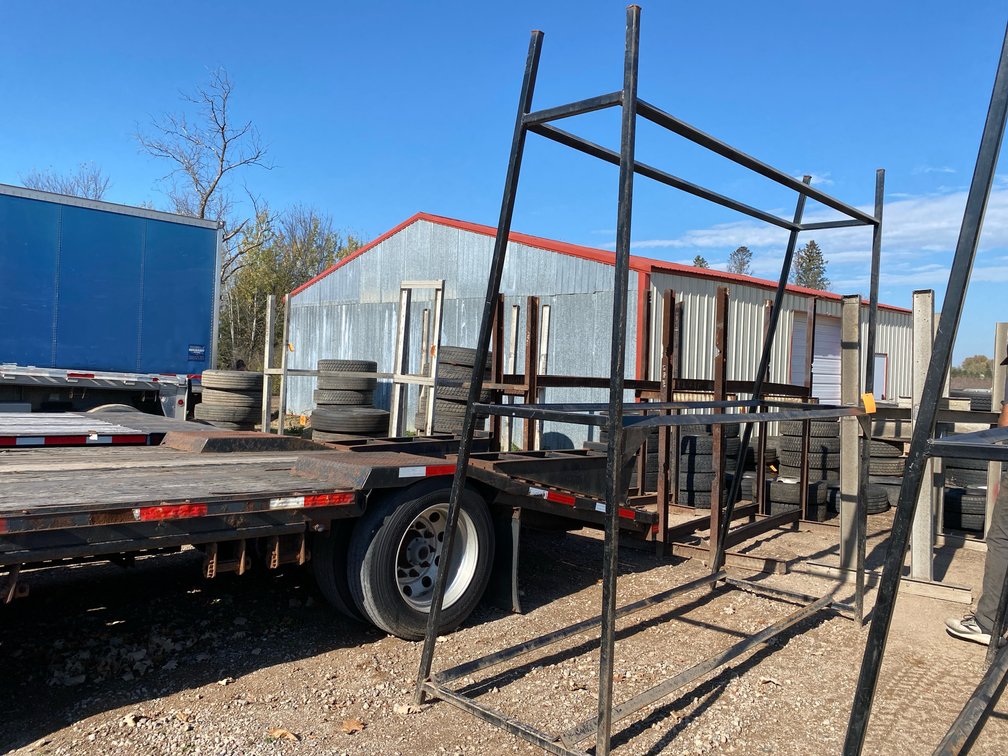 Welded Steel Storage Rack Frame
