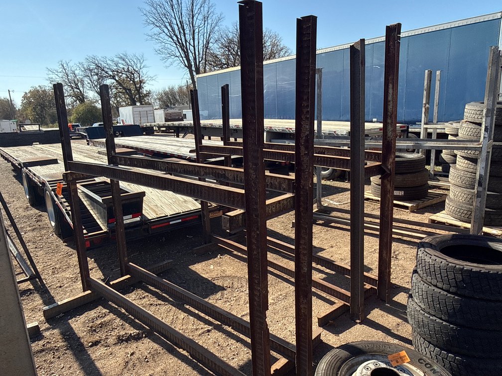 (2) Shop Made Steel Tire Racks